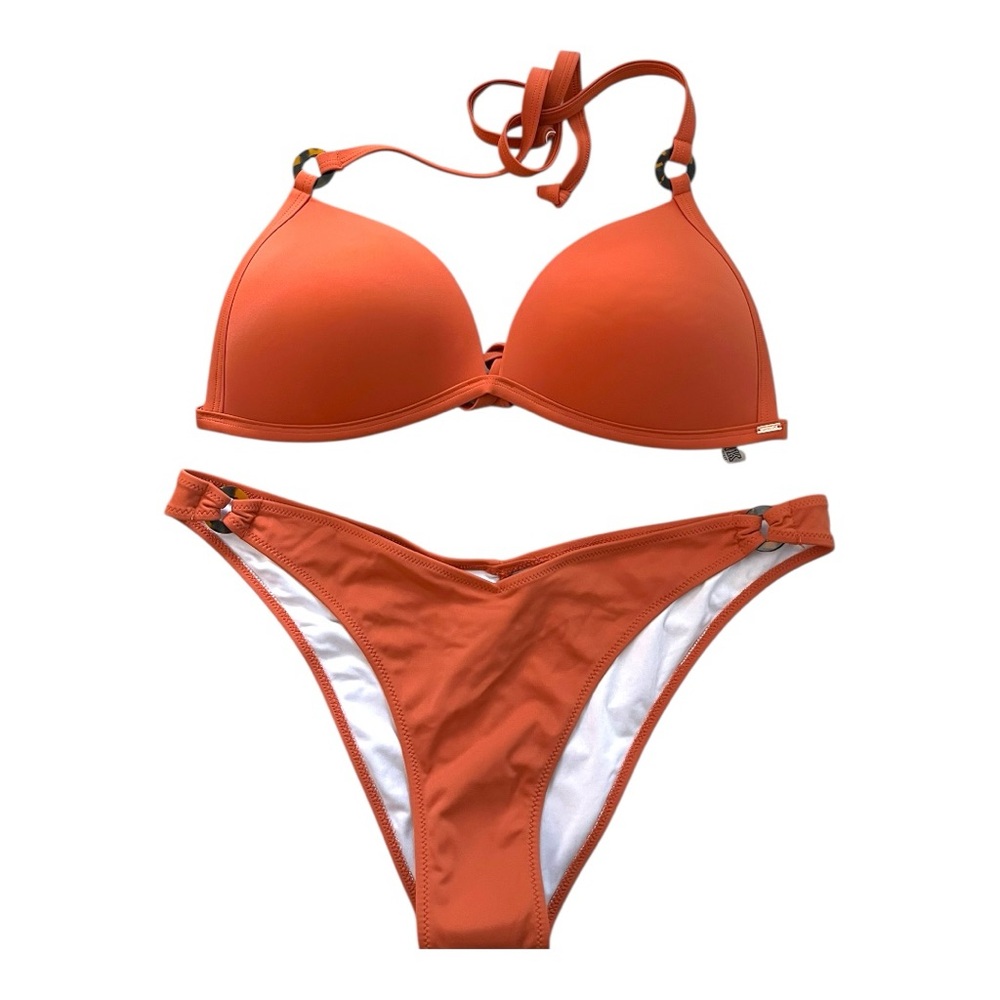 NWOT PINK orange bikini
